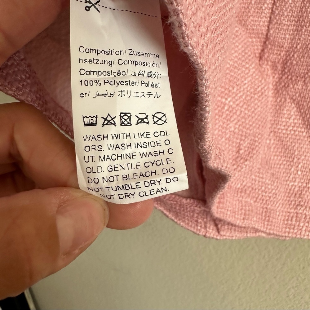 Pink Raffinéa Double Breasted Blazer Oversized Size Large Clueless Preppy - Picture 8 of 8